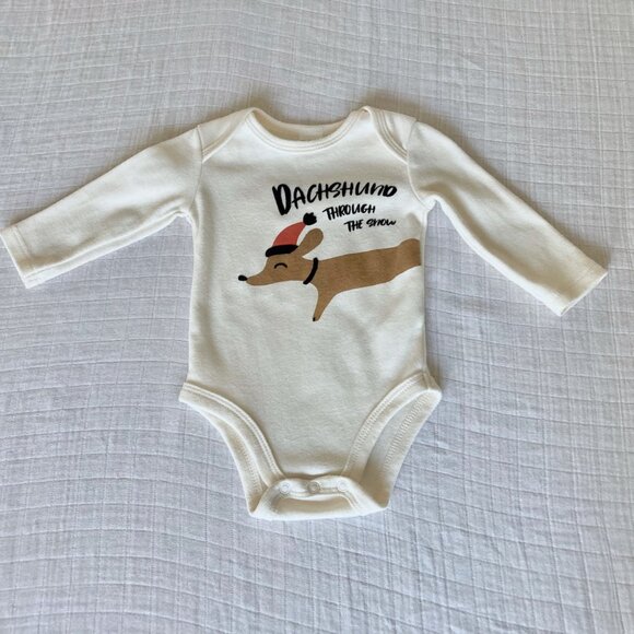 Baby 0-3M Winter/Holiday/Christmas Outfit - Gender Neutral - Carter's/PLBaby - Picture 3 of 9